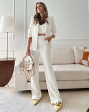 Top Off Sara - Off White - frente