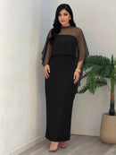 Vestido Longo Tomara Que Caia Capa Margot - Preto - frente