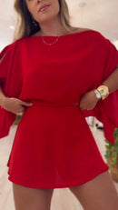 Conjunto Três Peças Capa - Vermelho - frente