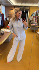 Conjunto Leona em Linho - Azul Claro - frente