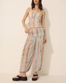 Conjunto em Tule Tie-Dye - Multicor - frente