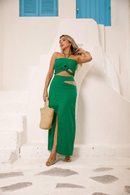 Conjunto Maravilhoso em Linho - Verde - frente