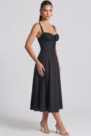 Vestido Bustier Mavie - Preto - frente