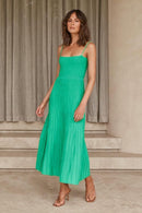 Vestido Midi Ivy - Verde - lateral