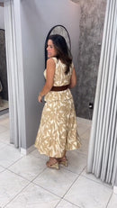 Conjunto Flora - Bege - lateral
