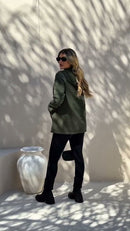 Parka Verde Militar - Verde Militar - costas