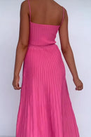 Vestido Midi Ivy - Pink - costas