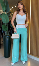 Conjunto Kely - Verde Menta - frente