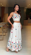 Conjunto Linho Bordado Fiore