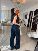 Conjunto Jeans Risca Branca Jussara