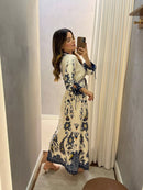 VESTIDO LONGO LENÇO RIVIERA FARM