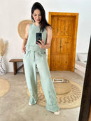 Conjunto Pantalona Bordado Camila
