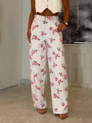 Conjunto Ballon Rose Flowers
