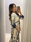 VESTIDO LONGO LENÇO RIVIERA FARM