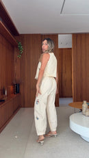 Conjunto Colete e Calça Bloomers