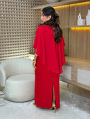 Conjunto Vestido Creme Madame