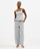 Conjunto Jeans Cintura Alta Texturizada