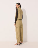 Conjunto Pool Jeans cargo jogger em sarja - Riachuelo