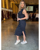Vestido Canelado Muscle