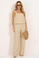 Conjunto Feminino Listrado Ivone