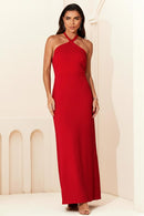 Vestido Longo com Fenda Hanna