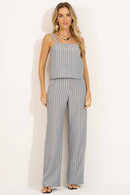 Conjunto Feminino Listrado Ivone