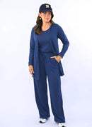 Conjunto 3 Peças de Lanzinha Calça Pantalona