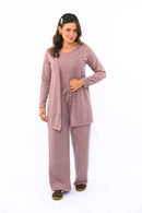Conjunto 3 Peças de Lanzinha Calça Pantalona