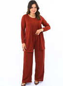 Conjunto 3 Peças de Lanzinha Calça Pantalona
