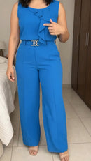 Conjunto Alfaiataria com calça Pantalona