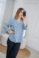 Camisa Bianca Poá