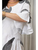 Vestido Linho Italiano Paola