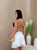 Vestido Curto Tule