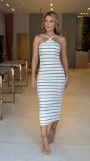 Vestido Canelado Costa Nua Poliana