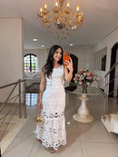 Vestido Úrsula detalhes em Renda