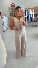 Conjunto Colete e Calça forrada