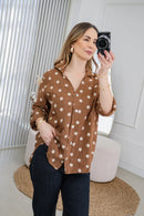 Camisa Bianca Poá