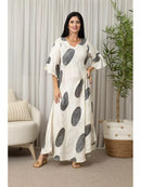Vestido Linho Italiano Paola