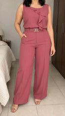 Conjunto Alfaiataria com calça Pantalona