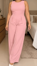 Macacão Pantalona com bolso