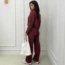 Conjunto Lanzinha Blusa Detalhe Bolsos e Pantalona